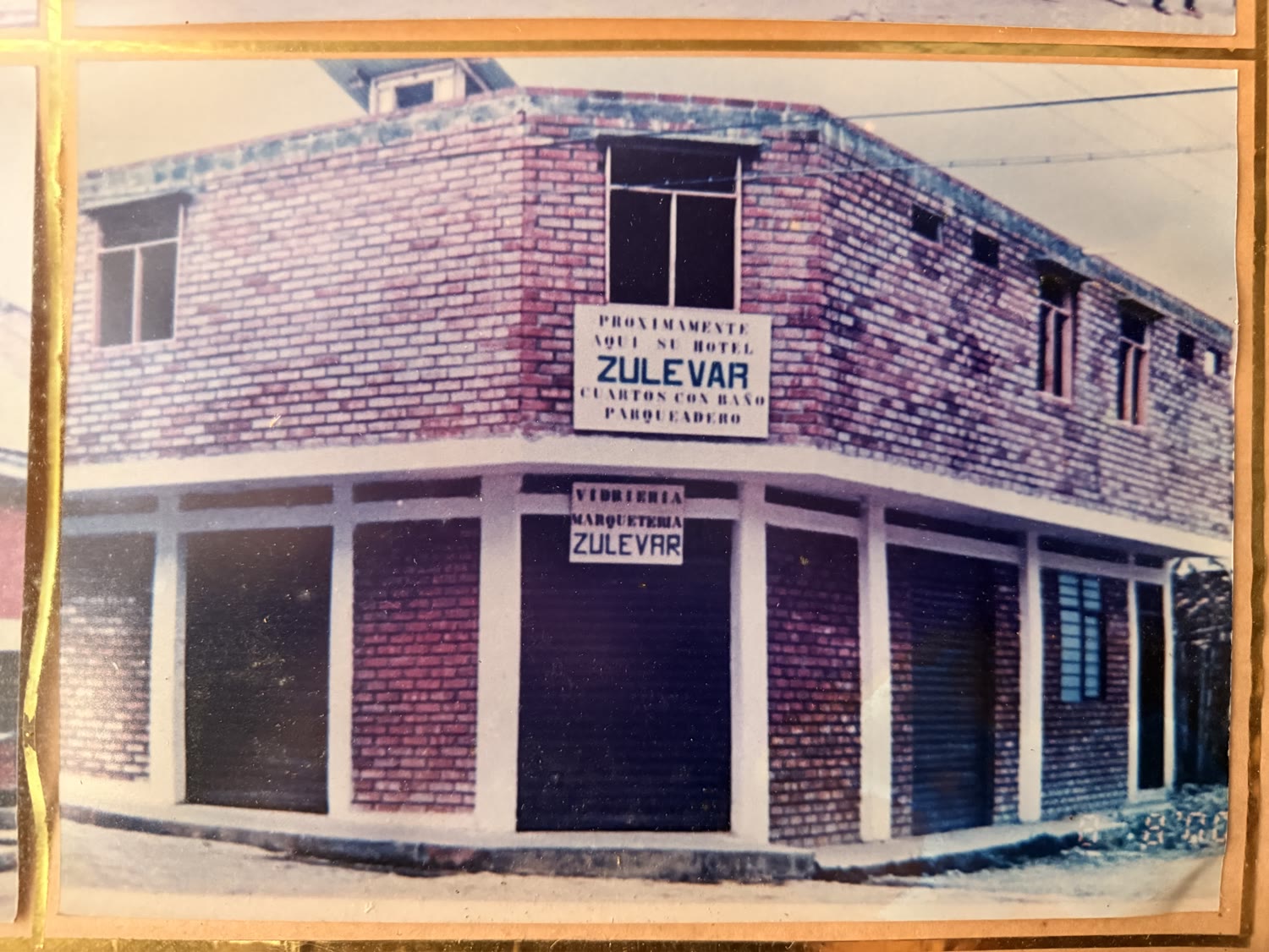 El edificio Zulevar en sus primeros años