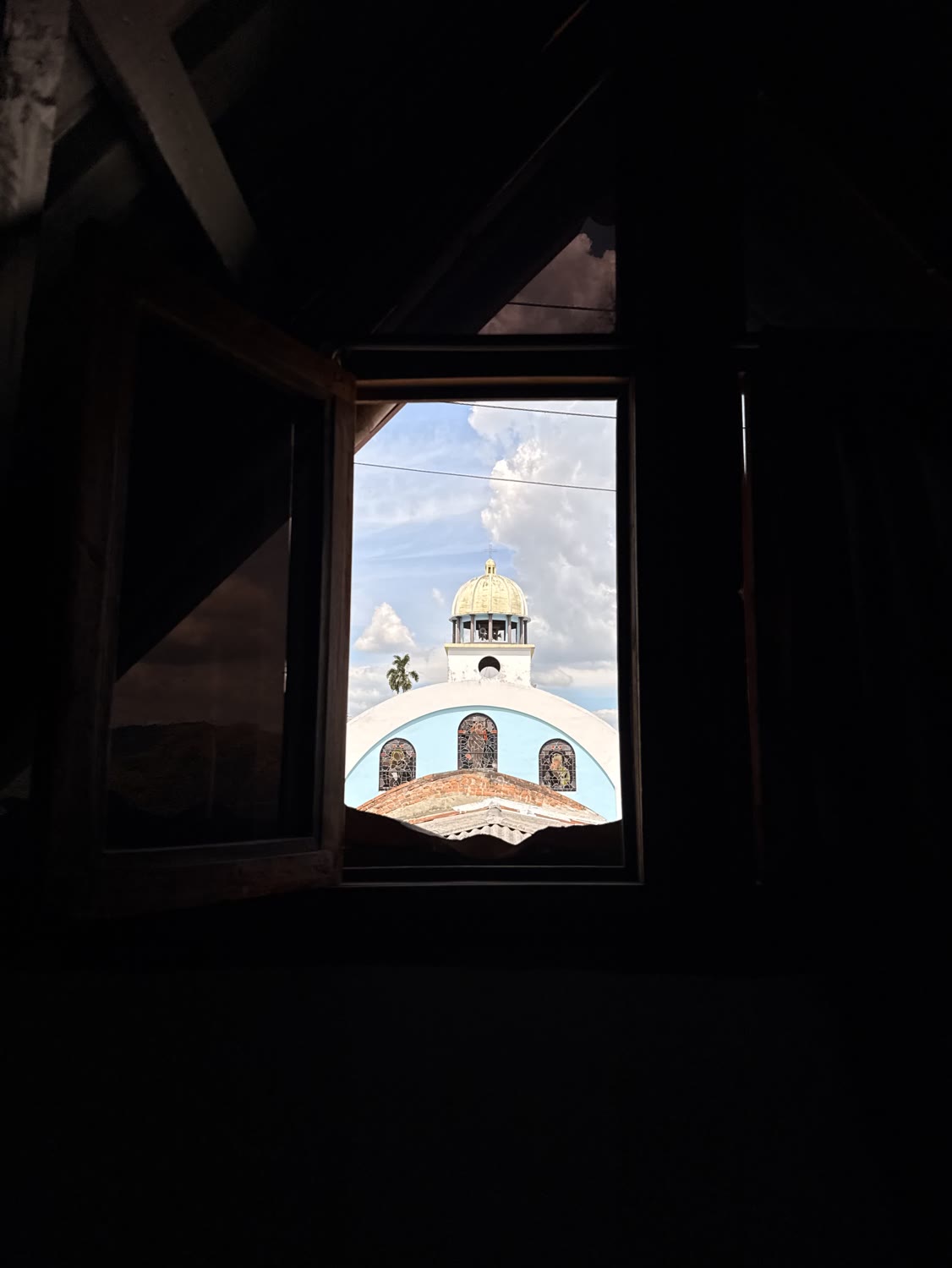 Vista a la iglesia desde el hotel